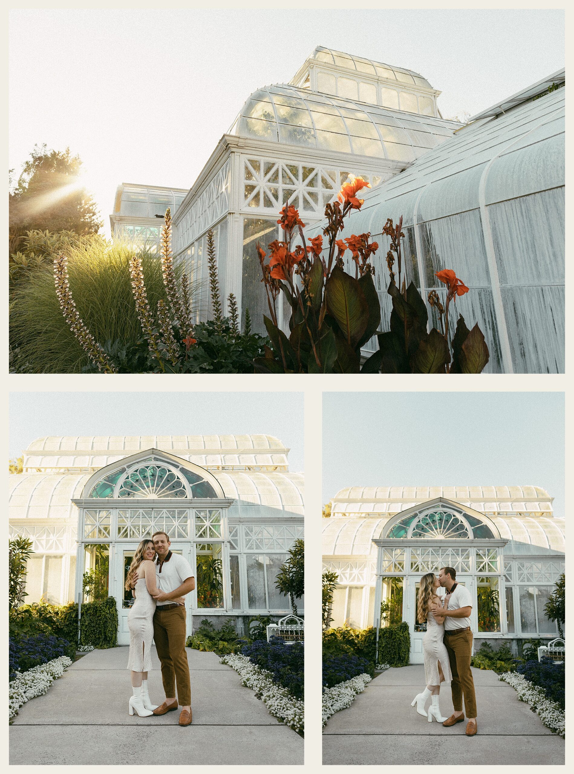 couple at volunteer park conservatory