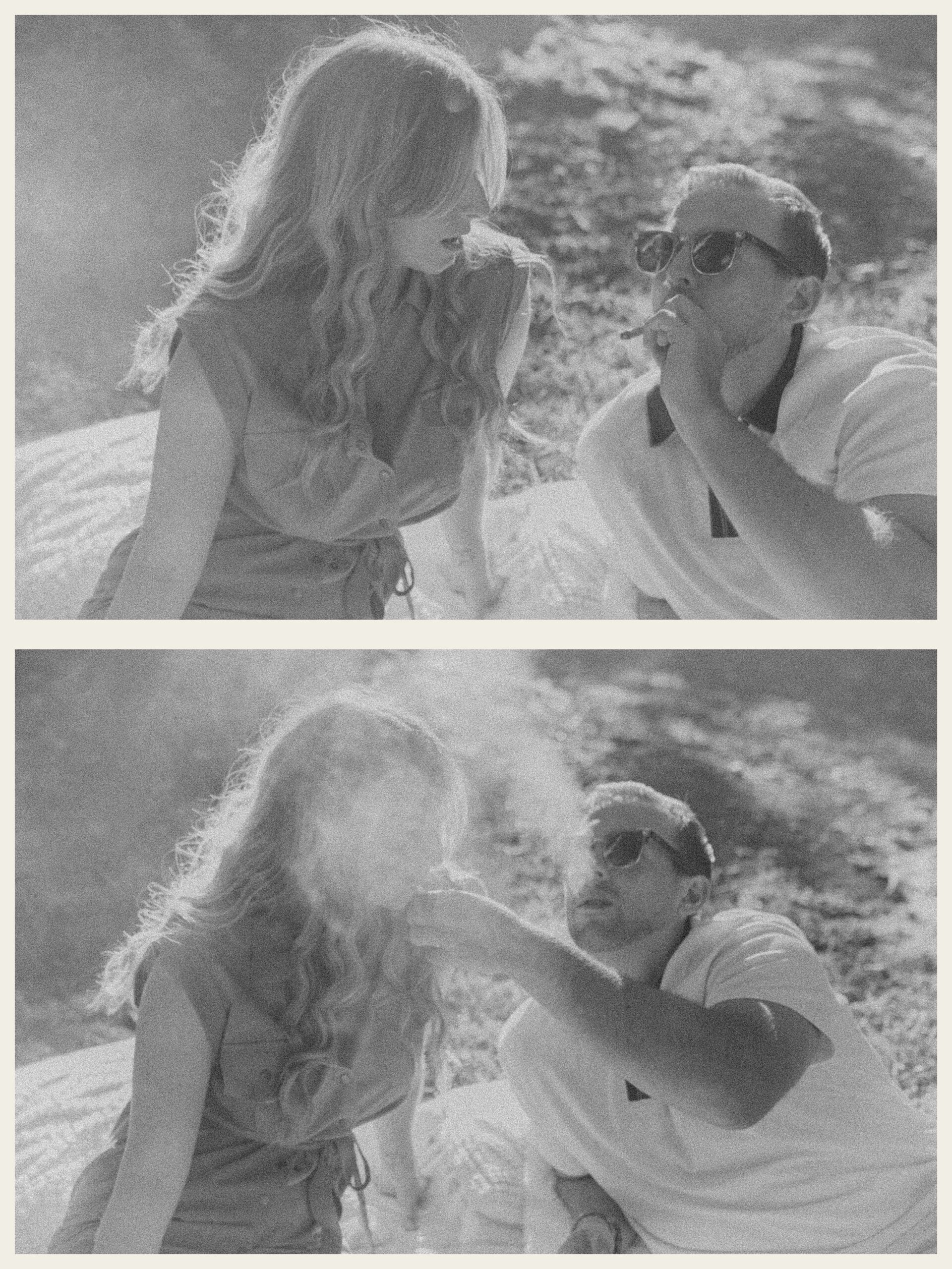 couple smoking joints